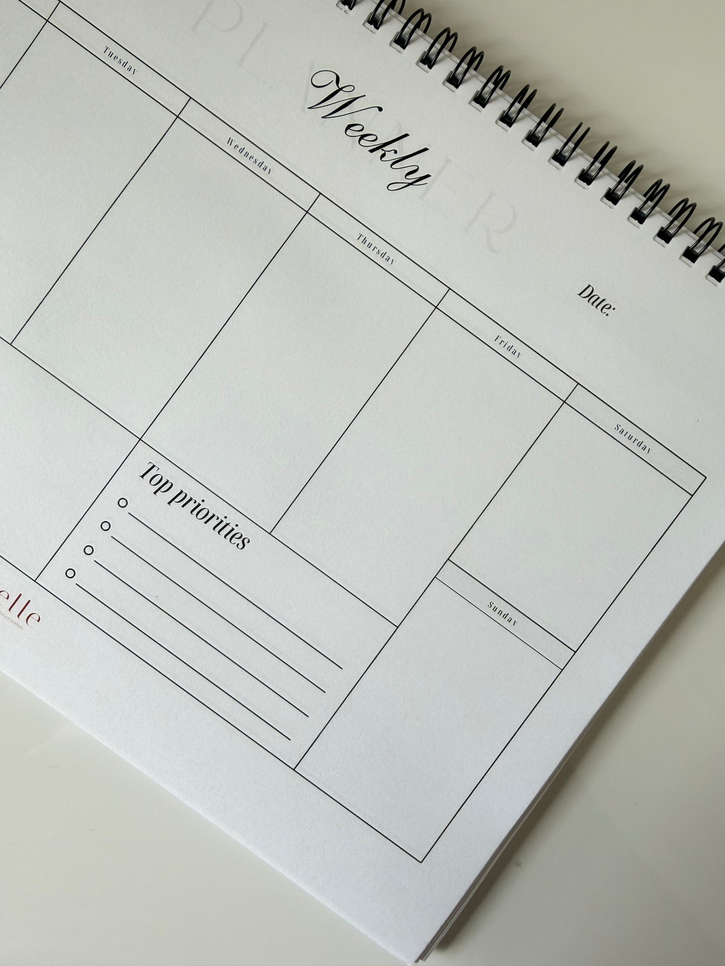 2026 A4 Weekly Planner